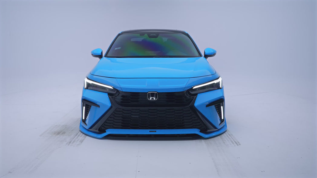 Honda Civic 11th 11.5th Gen FE1 FE2 FE4 2022-ON & Civic 11th 11.5th Gen FL1 FL2 FL4 2022-ON with Aftermarket Parts - V1 Front Bumper PP Polypropylene from Yofer USA
