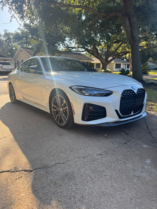 Future Design FD MPS Carbon Fiber Front Lip for BMW 4 Series G22 2021-ON