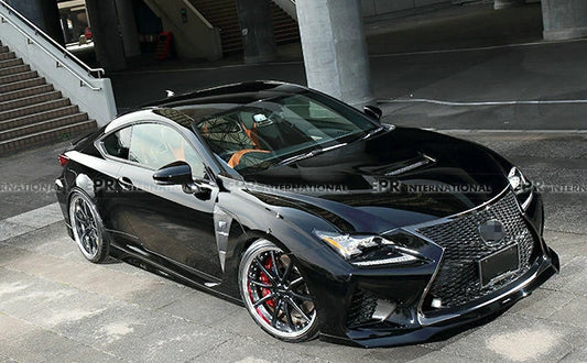 Lexus RC F USC10 Pre-facelift 2015 2016 2017 2018 with Aftermarket Parts - ART Style Side Skirts Carbon Fiber from EPR USA