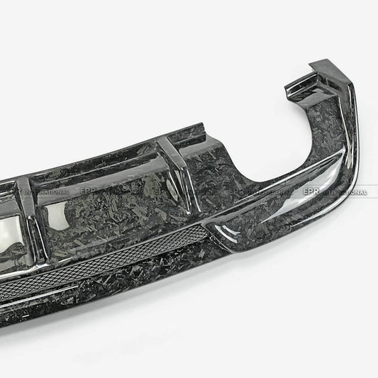 BMW 135i 135is E82 E88 2008 2009 2010 2011 2012 2013 with Aftermarket Parts - Rieger Style Rear Diffuser Carbon Fiber from EPR USA