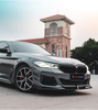 BMW 5 series M550 540 530 (with M-package bumper, does not fit base model) G30 LCI 2021 2022 2023 2024 with Aftermarket Parts - Front Lip Pre-preg Carbon Fiber from TAKD Carbon