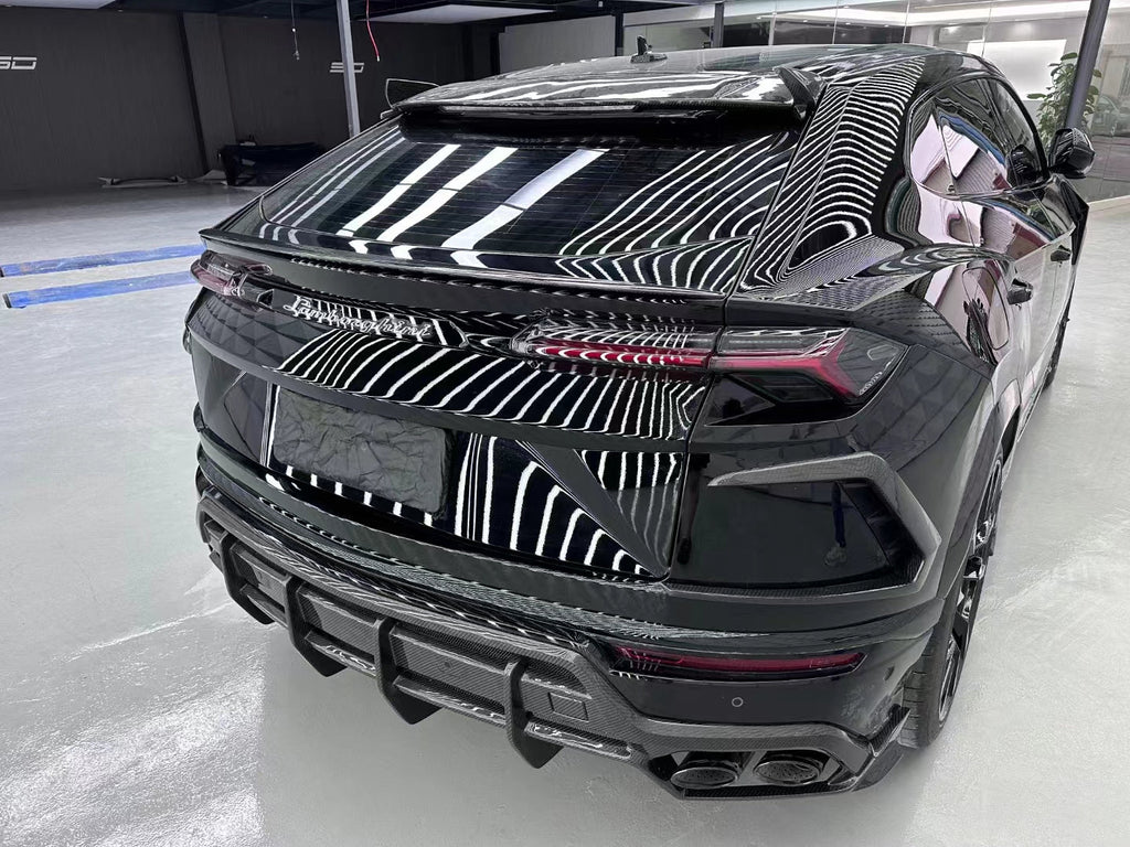 Lamborghini Urus Aftermarket Parts - TC Style Carbon Fiber Rear Trunk Spoiler