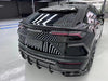 Lamborghini Urus Aftermarket Parts - TC Style Carbon Fiber Rear Bumper Trim 