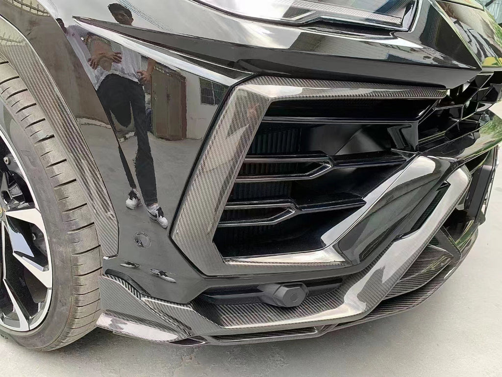 Aero Republic Lamborghini Urus Aftermarket Parts - TC Style Carbon Fiber Front Air Intake Trim for Lamborghini Urus