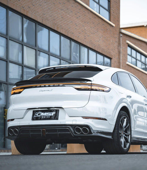 Porsche Cayenne 9Y0 9Y0.1 Base/S/Turbo/Turbo S 2019-2023 & Cayenne 9Y3 9Y3.1 Base/S/Turbo/Turbo S 2019-2023 with Aftermarket Parts - Carbon Fiber & FRP Rear Diffuser from CMST Tuning