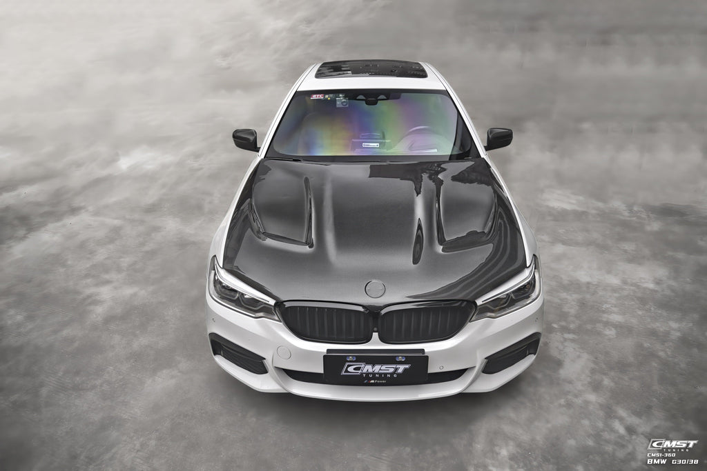 CMST Tuning Vented Carbon Fiber Hood Bonnet Ver.2 for BMW M5 F90 G30 540i  M550i – Performance SpeedShop