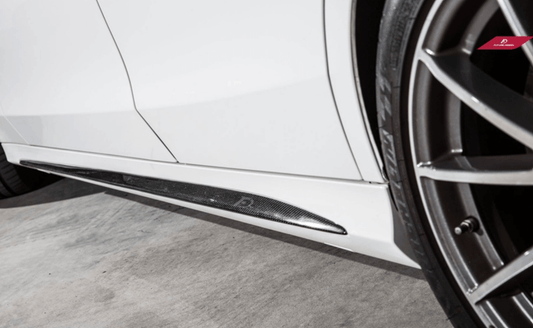Future Design Carbon Fiber Side Flares Cover for Mercedes Benz W205 2015-2020 C300 C43 C63 AMG Coupe 2 Door Sedan