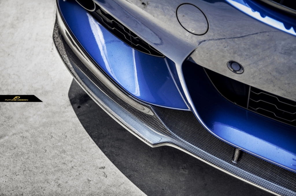 Future Design Carbon V Style Carbon Fiber Front Lip for BMW 4 Series F32 F33 F36