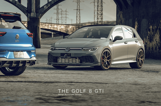 Future Design FD Carbon Fiber SIDE SKIRTS for Volkswagen Golf GTI MK8