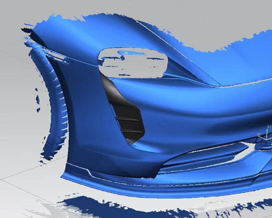 Future Design FD Carbon Fiber UPPER VALENCES for Porsche Taycan 4 & 4S