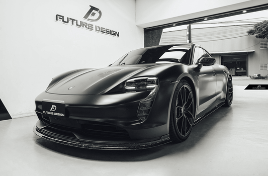 Future Design FD Carbon Fiber UPPER VALENCES for Porsche Taycan 4 & 4S