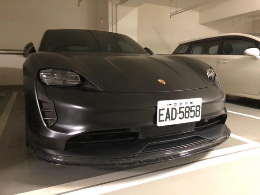 Future Design FD Carbon Fiber UPPER VALENCES for Porsche Taycan 4 & 4S