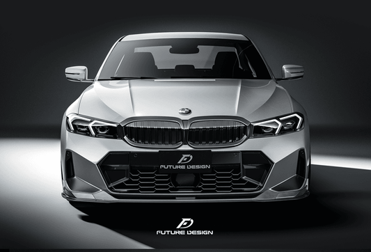 Future Design FD V1 Carbon Fiber Front Splitter for BMW G20 / G21 3 Series M340i 330i 2023-ON LCI