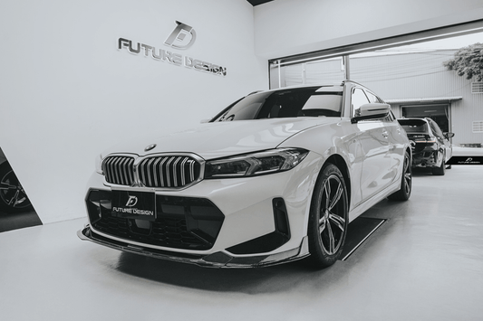 Future Design FD V1 Carbon Fiber Front Splitter for BMW G20 / G21 3 Series M340i 330i 2023-ON LCI