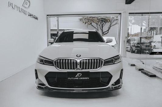 Future Design FD V1 Carbon Fiber Front Splitter for BMW G20 / G21 3 Series M340i 330i 2023-ON LCI