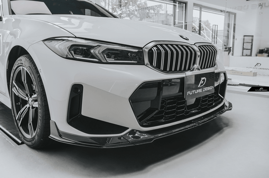 Future Design FD V1 Carbon Fiber Front Splitter for BMW G20 / G21 3 Series M340i 330i 2023-ON LCI