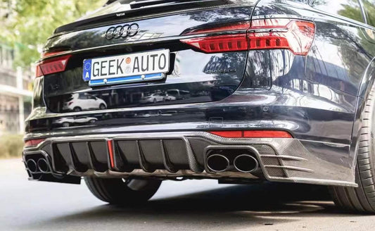Audi A6 Allroad C8 2020-ON with Aftermarket Parts - Pre-preg  Carbon Fiber Rear Trunk Spoiler from Karbel Carbon