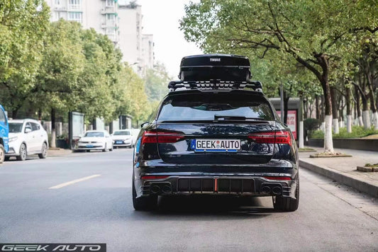 Audi A6 Allroad C8 2020-ON with Aftermarket Parts - Pre-preg  Carbon Fiber Rear Trunk Spoiler from Karbel Carbon