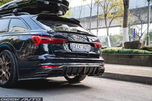 Audi A6 Allroad C8 2020-ON with Aftermarket Parts - Pre-preg  Carbon Fiber Rear Trunk Spoiler from Karbel Carbon