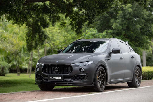 Paktechz Maserati Levante Carbon Fiber Lower Front Splitter Set (2 Pcs)