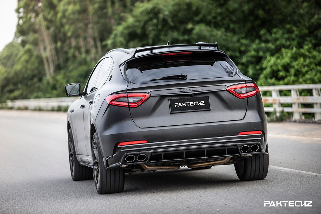 Paktechz Maserati Levante Carbon Fiber Rear Diffuser
