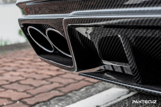 Paktechz Maserati Levante Carbon Fiber Rear Diffuser