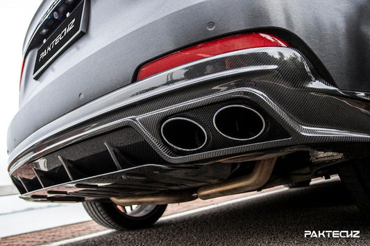 Paktechz Maserati Levante Carbon Fiber Rear Diffuser