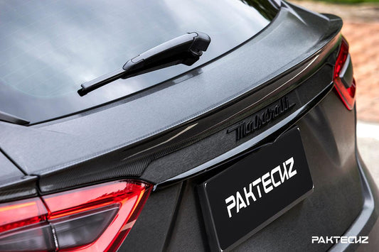 Paktechz Maserati Levante Carbon Fiber Trunk Lip