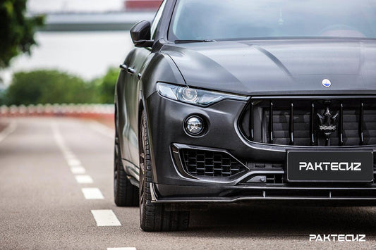 Paktechz Maserati Levante Carbon Fiber Upper Front Splitter