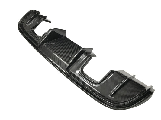 SD Carbon Dry Carbon Fiber Rear Diffuser For Porsche 718 Cayman Boxster