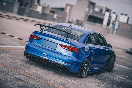 TAKD Carbon Dry Carbon Fiber Side Skirts for Audi RS3 8V 2018-2020