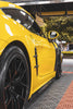 TAKD Carbon Dry Carbon Fiber Side Vents for Porsche 718 Boxster / Cayman