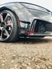 Gloss Black 6-Piece Canard Set for Audi TTRS 8S
