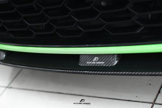 Future Design FD V1 Carbon Fiber Front Splitter for BMW G20 / G21 3 Series M340i 330i 2023-ON LCI