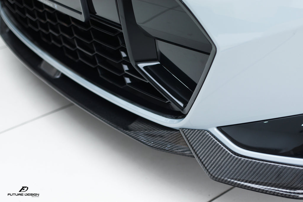Future Design FD V1 Carbon Fiber Front Splitter for BMW G20 / G21 3 Series M340i 330i 2023-ON LCI