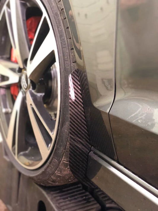 Aero Republic Carbon Fiber Arch Guards Mud Flaps Audi RS3 - Performance SpeedShop