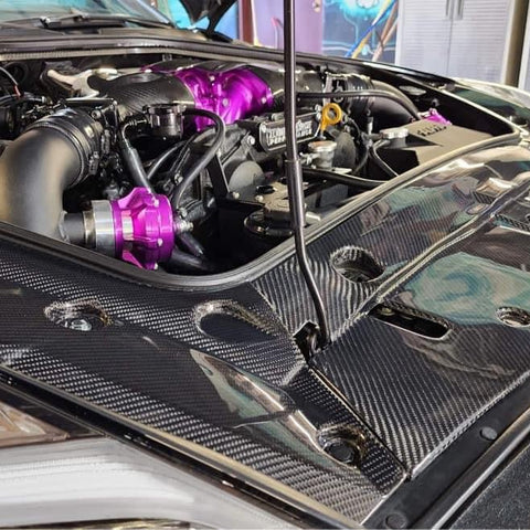 Aero Republic Carbon Fiber Engine Bay Replacement Covers 5 Pcs for Nissan GTR GT-R R35 2008-2023 - Performance SpeedShop