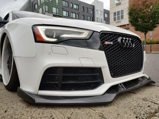 Aero Republic Carbon Fiber Front Lip For Audi RS5 B8 2013-2015 - Performance SpeedShop