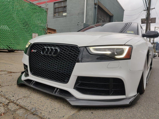 Aero Republic Carbon Fiber Front Lip For Audi RS5 B8 2013-2015 - Performance SpeedShop