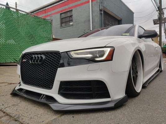 Aero Republic Carbon Fiber Front Lip For Audi RS5 B8 2013-2015 - Performance SpeedShop