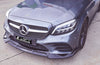 Aero Republic Carbon Fiber Front Lip for Mercedes Benz W205 C300 with Sport Package 2019-2021 - Performance SpeedShop