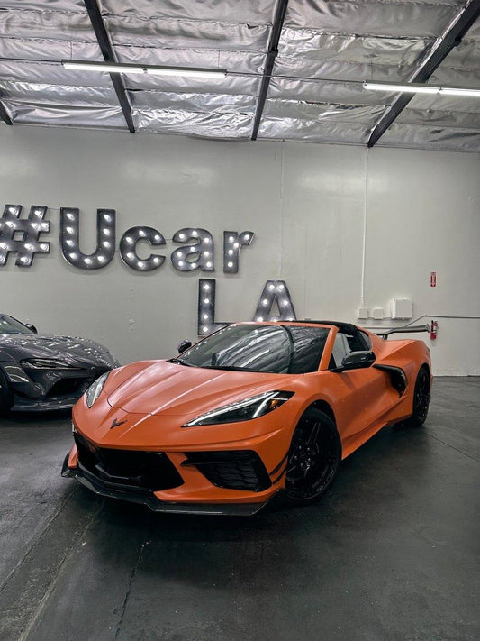Aero Republic Carbon Fiber Front Splitter 5VM Style for Corvette C8 2020-ON - Performance SpeedShop