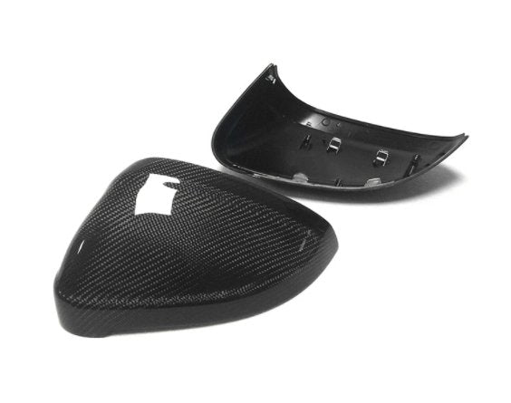 Aero Republic Carbon Fiber Mirror Caps Replacement For Audi RS5 S5 A5 RS4 S4 A4 B9 B9.5 2017-ON - Performance SpeedShop