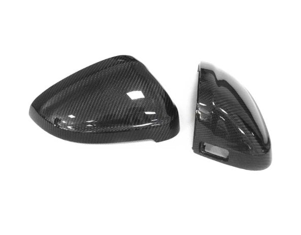Aero Republic Carbon Fiber Mirror Caps Replacement For Audi RS5 S5 A5 RS4 S4 A4 B9 B9.5 2017-ON - Performance SpeedShop