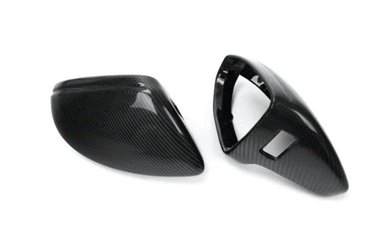 Aero Republic Carbon Fiber Mirror Caps Replacement For Audi RS6 RS7 S6 S7 A6 A7 2019-2022 C8 - Performance SpeedShop