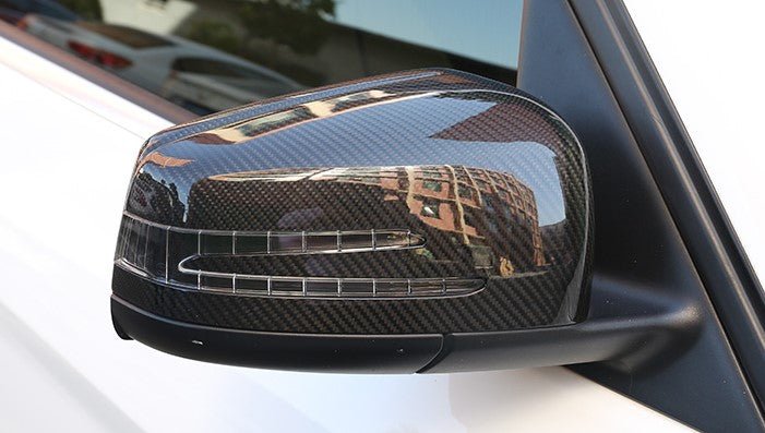 Aero Republic Carbon Fiber Mirror Cover Replacement For Mercedes Benz W204 W211 W207 W221 C117 W218 W216 X204 - Performance SpeedShop