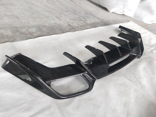 Aero Republic Carbon Fiber PD Style Rear Diffuser for Mercedes Benz C190 AMG GT GTS 2015-ON - Performance SpeedShop