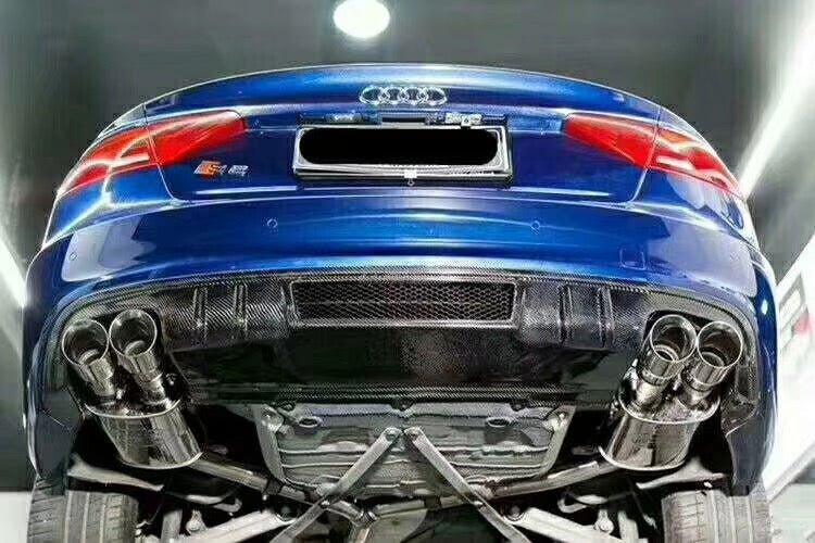 Audi Unleashed: Carbon Fiber Rear Diffuser Upgrade– Performance SpeedShop