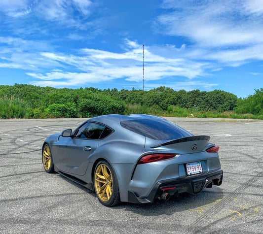 Aero Republic Carbon Fiber Rear Diffuser & Rear Canards AG Style For Toyota Supra A90 GR - Performance SpeedShop