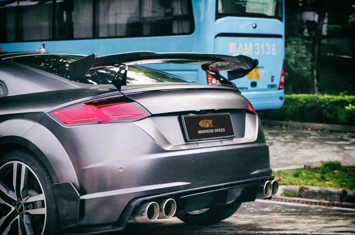 Carbon Fiber Rear Diffuser & Side Blades for Audi Excellence ...